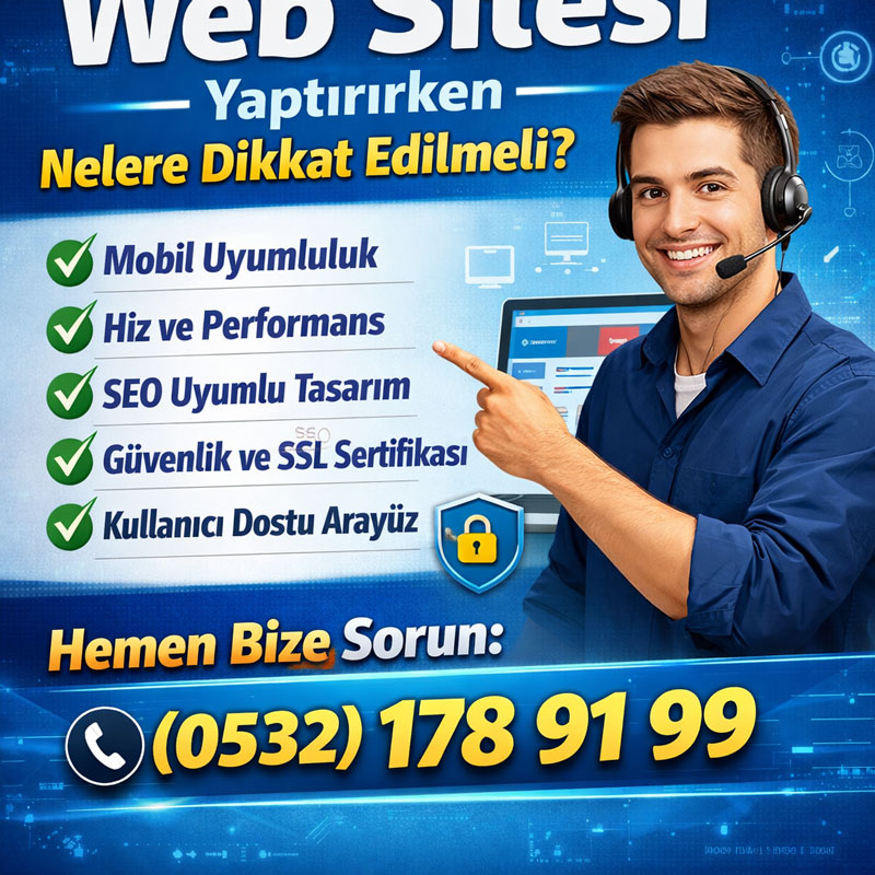 Web Sitesi Yaptırırken Nelere Dikkat Edilmeli