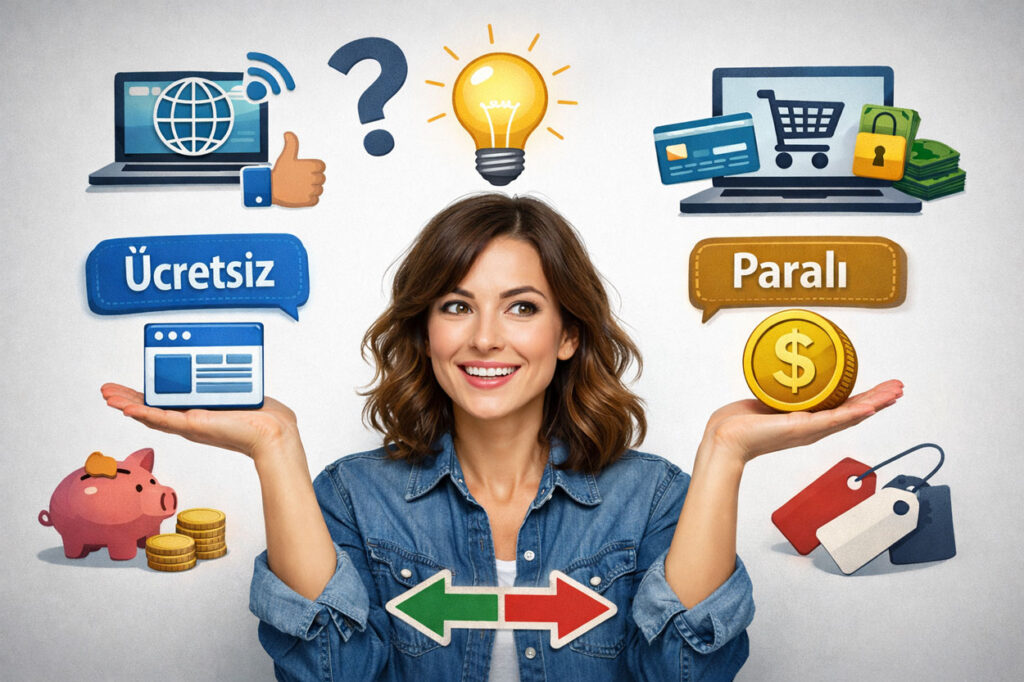 Ücretsiz Web Sitesi mi, Paralı Web Sitesi mi?